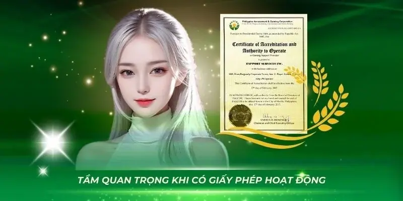 Giấy phép hoạt động F8BET Vai trò quan trọng của giấy phép hoạt động trong ngành casino trực tuyến